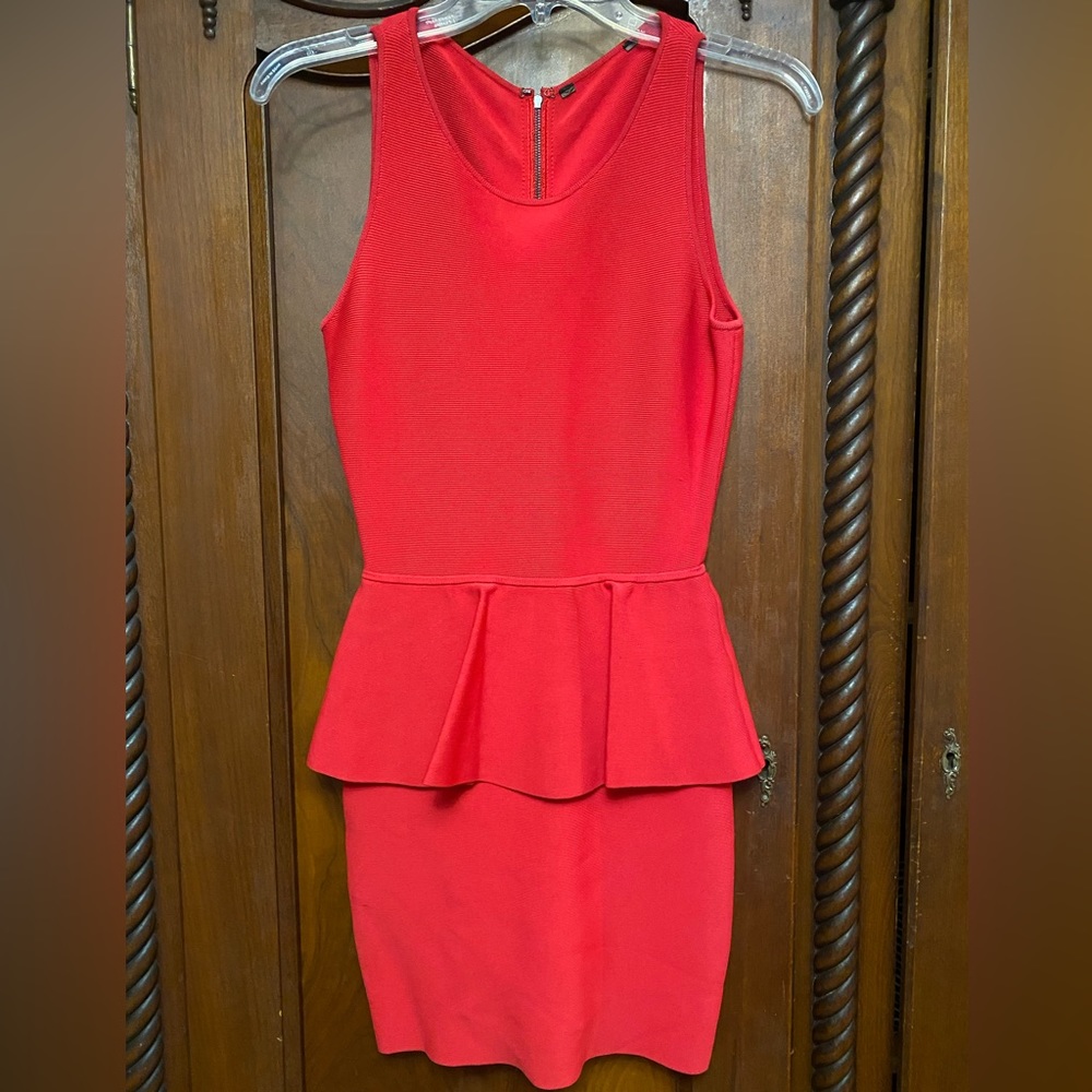 Red Bodycon Dress -0
